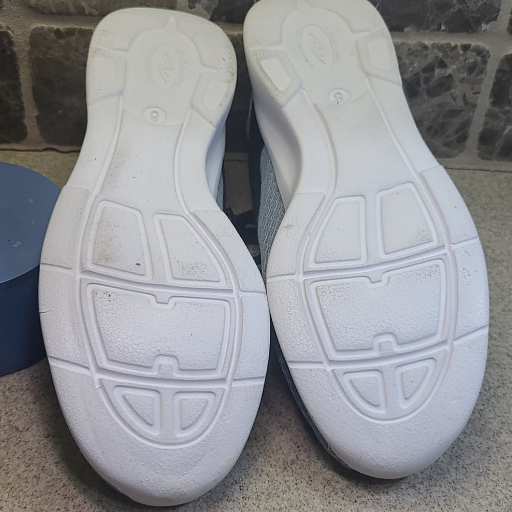 Athletic Works MENS Memory Foam.  Grey/White sz 8 - Picture 10 of 10